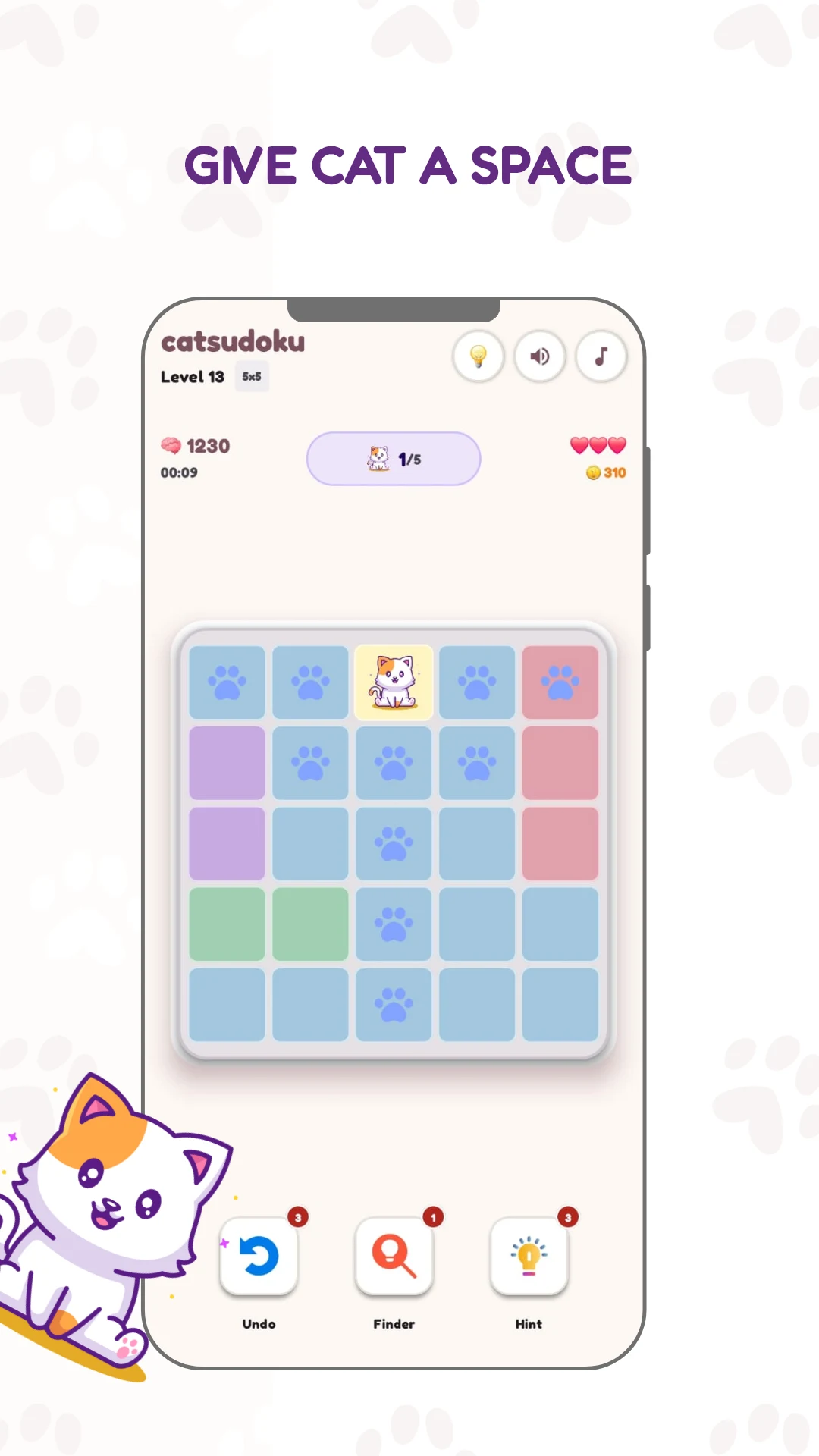 Cat Sudoku screenshot