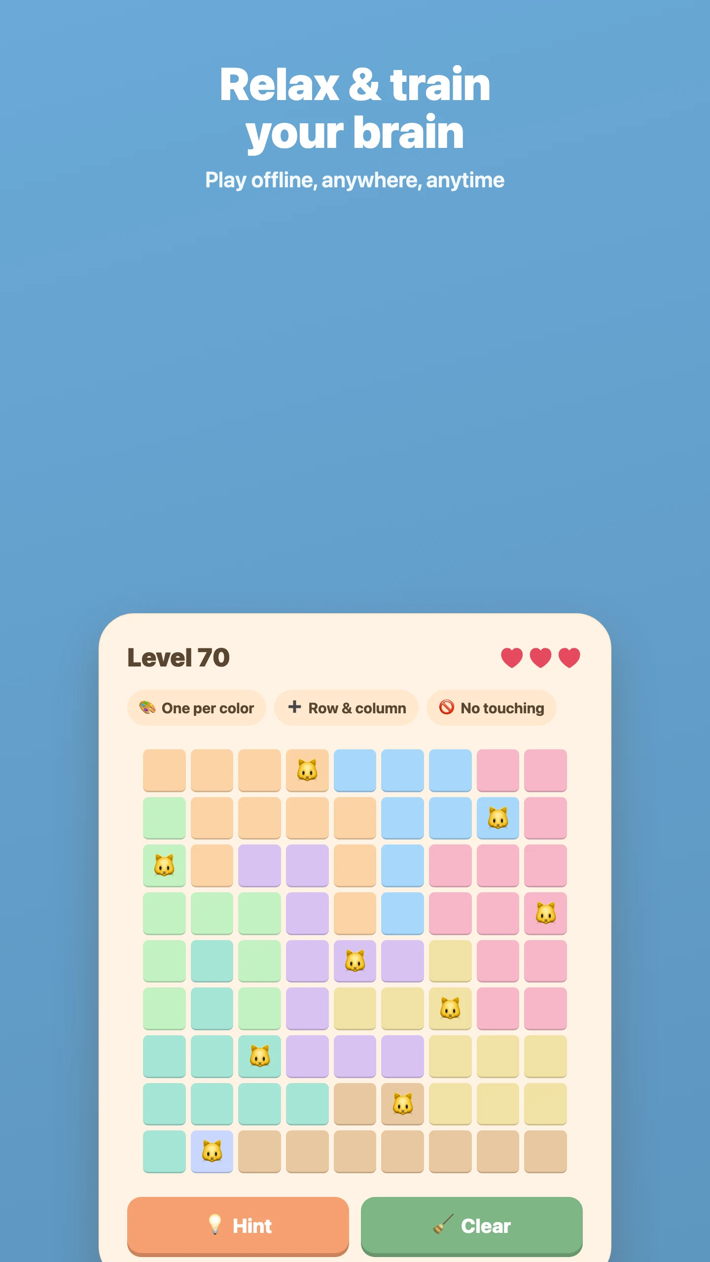 Cat Sudoku screenshot